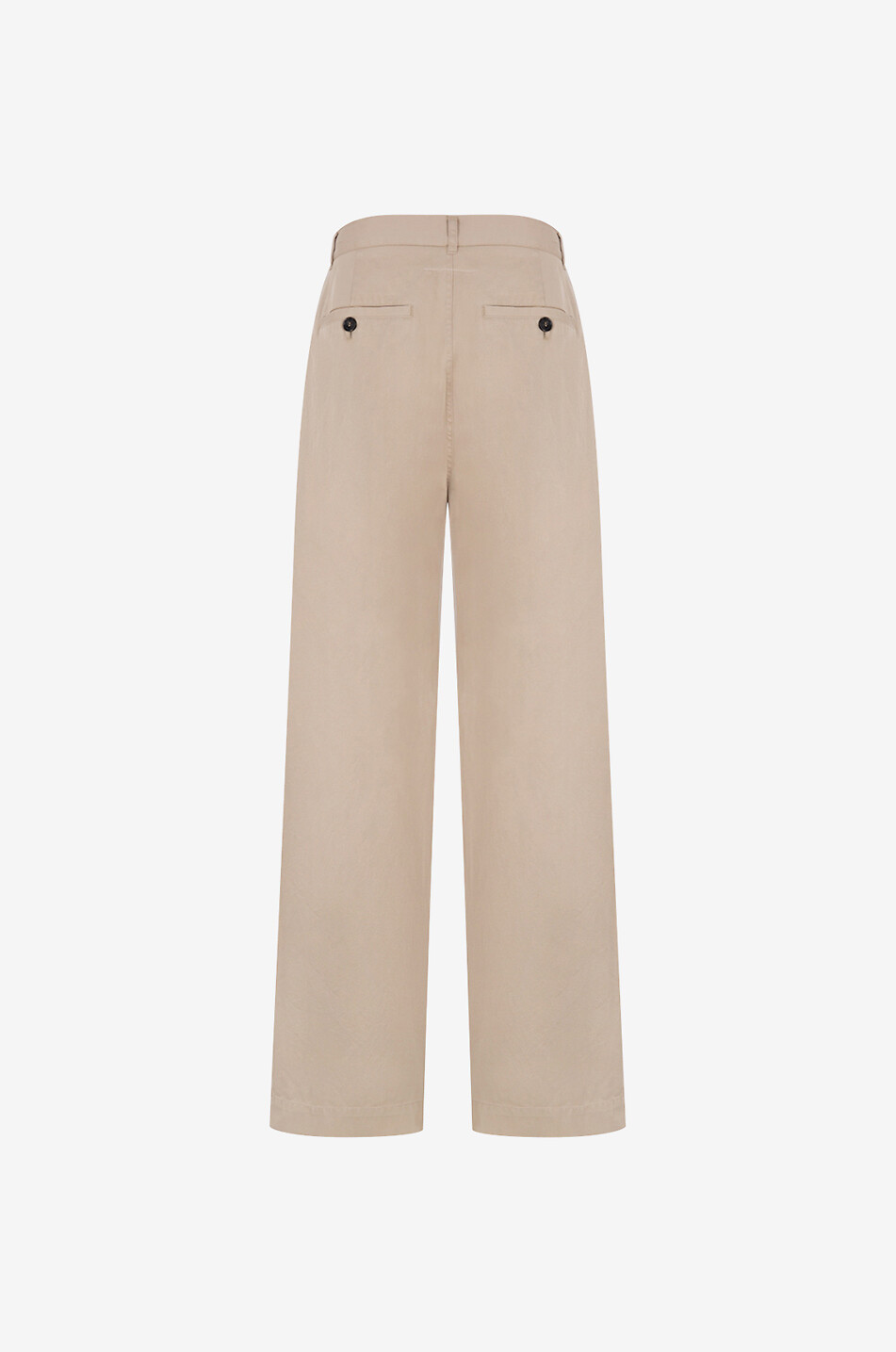 Pantalon droit décontracté en gabardine Numeric Signature