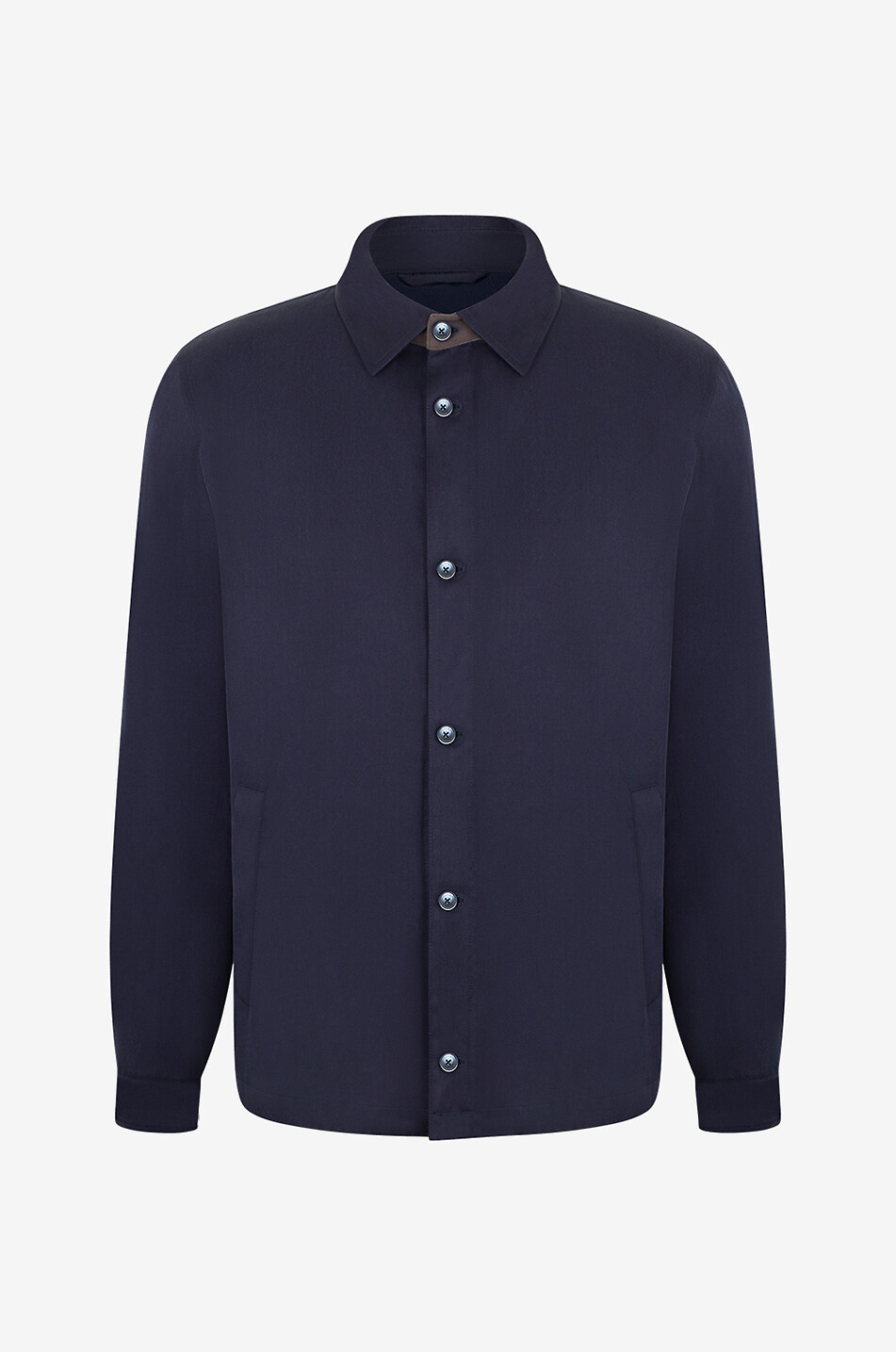 Silk shirt jacket