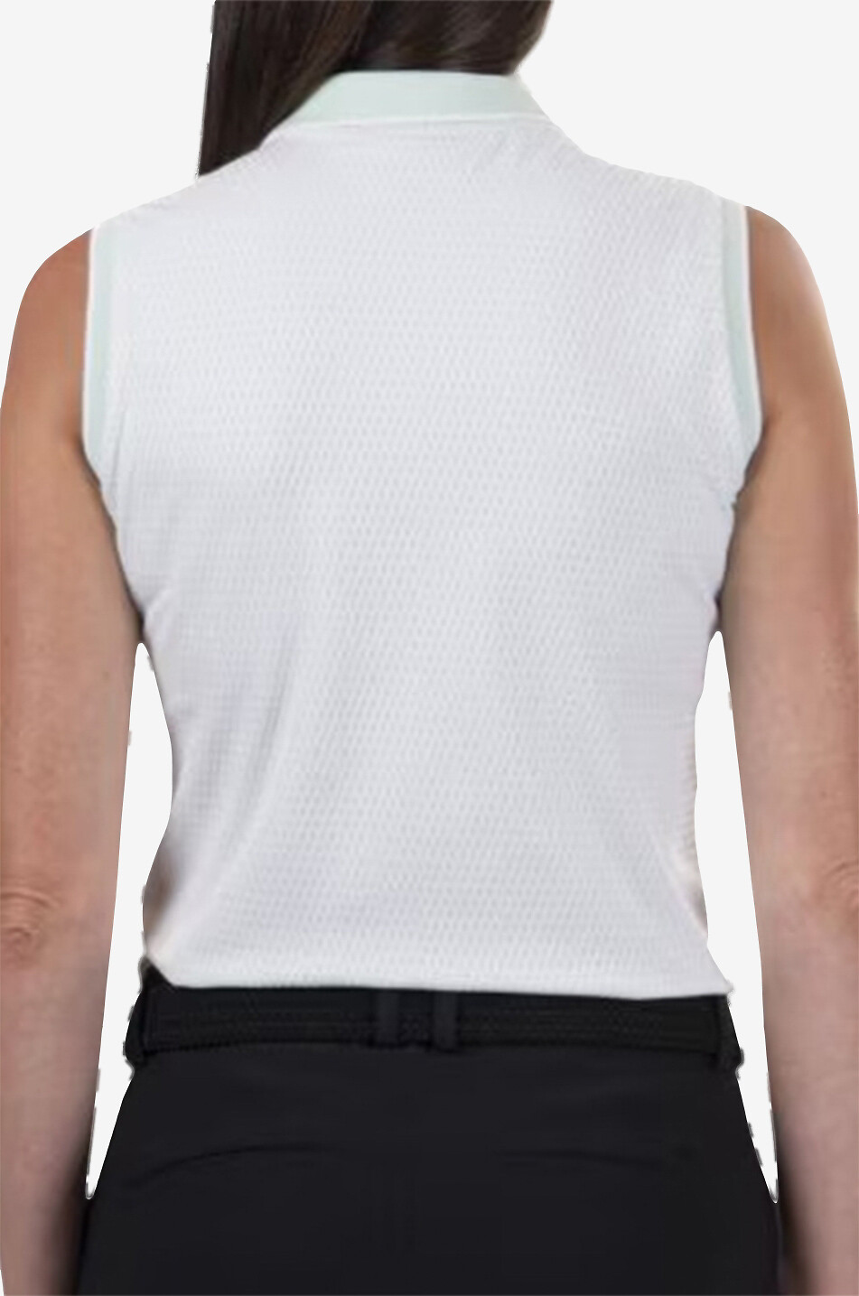 Polo de golf sans manches Ella Structure