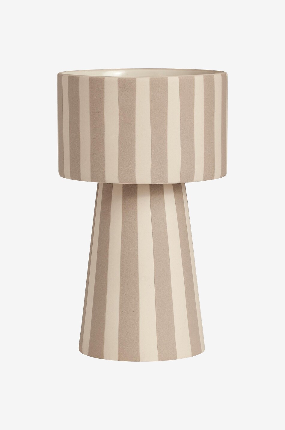 OYOY LIVING DESIGN Pot de fleurs rayé Toppu - H 24 Maison MULTICOLORE 1