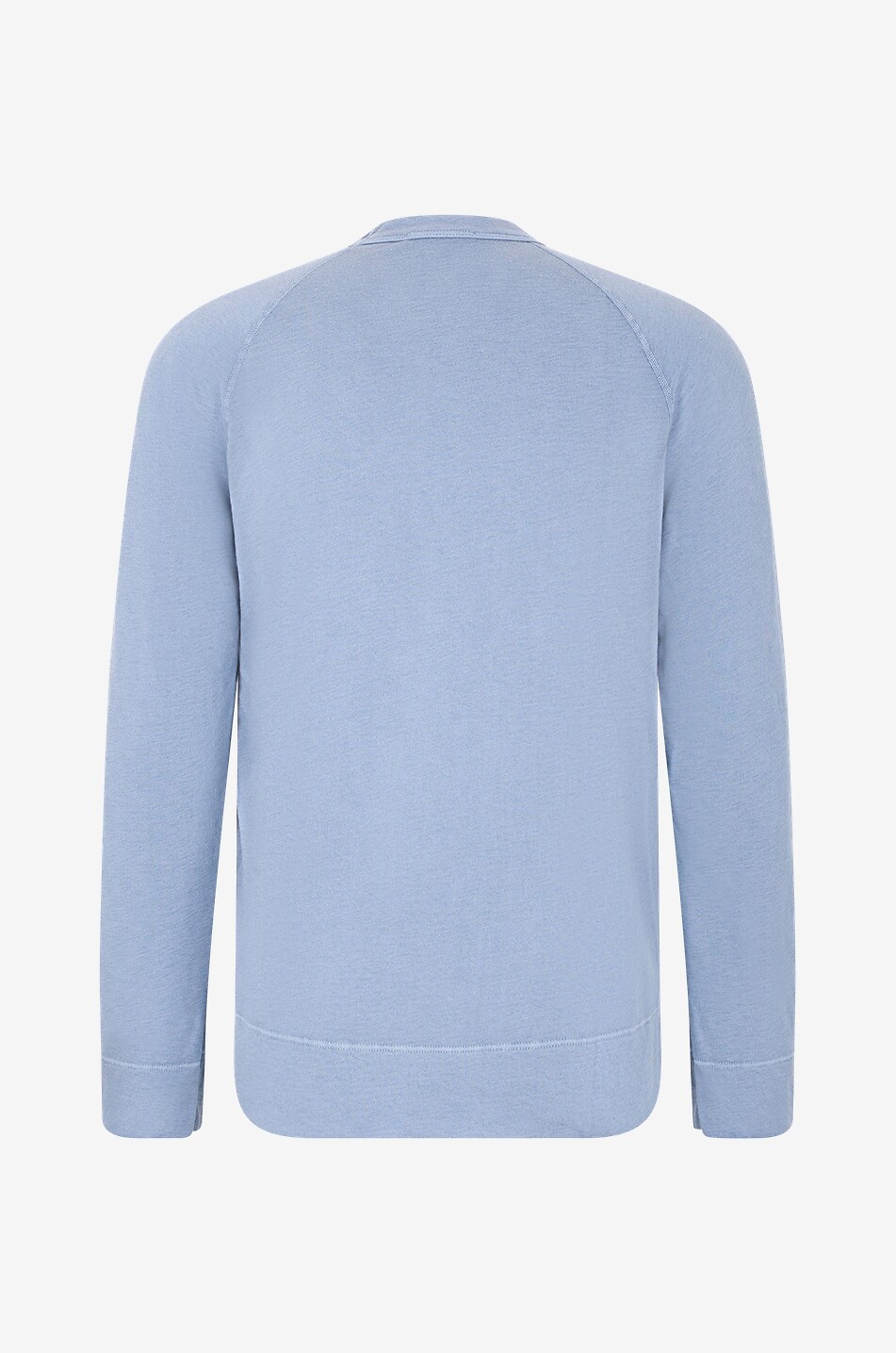 JAMES PERSE Sweat-shirt à col rond jersey flammé Homme BLEU 2