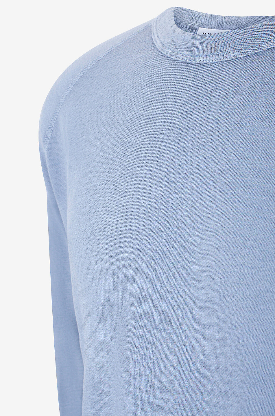 JAMES PERSE Sweat-shirt à col rond jersey flammé Homme BLEU 3