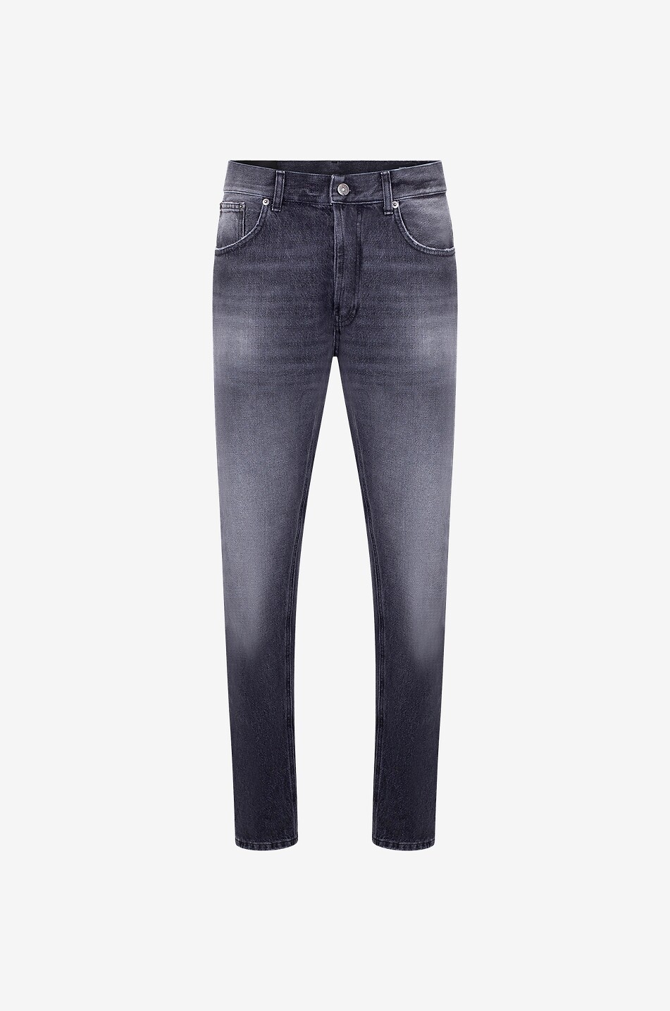 Dian cotton straight-leg jeans