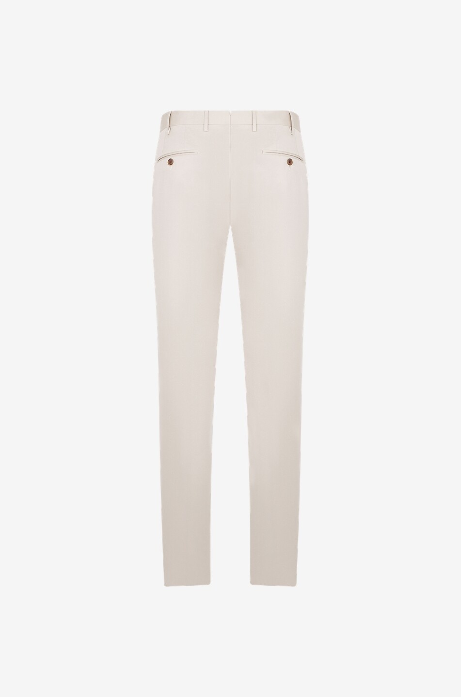 CORNELIANI Cotton stretch slim fit chino trousers Men Light beige 2