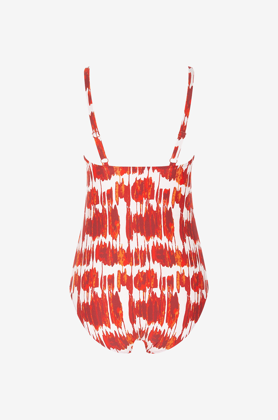 DNUD Badeanzug Aquarell Damen ORANGE 2