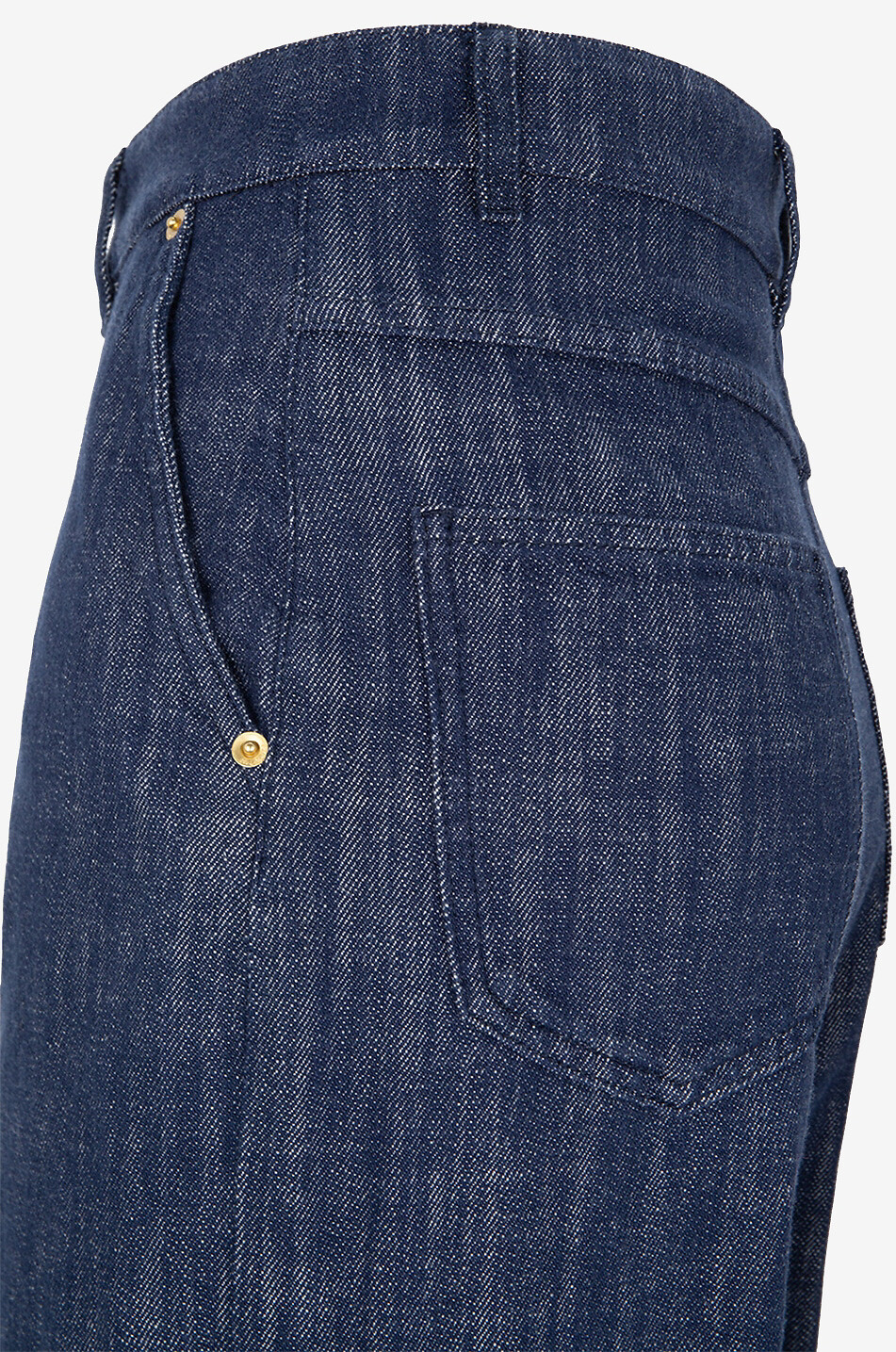 MOMONI Hose mit geradem Bein aus Baumwolle Fuscia Bis Damen BLAU 3
