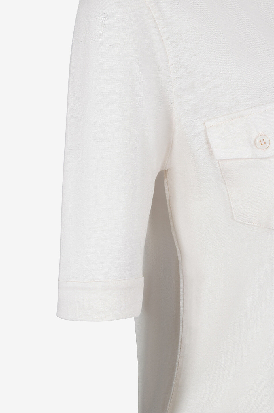 MAJESTIC FILATURES Linen short-sleeved shirt Women Light beige 3