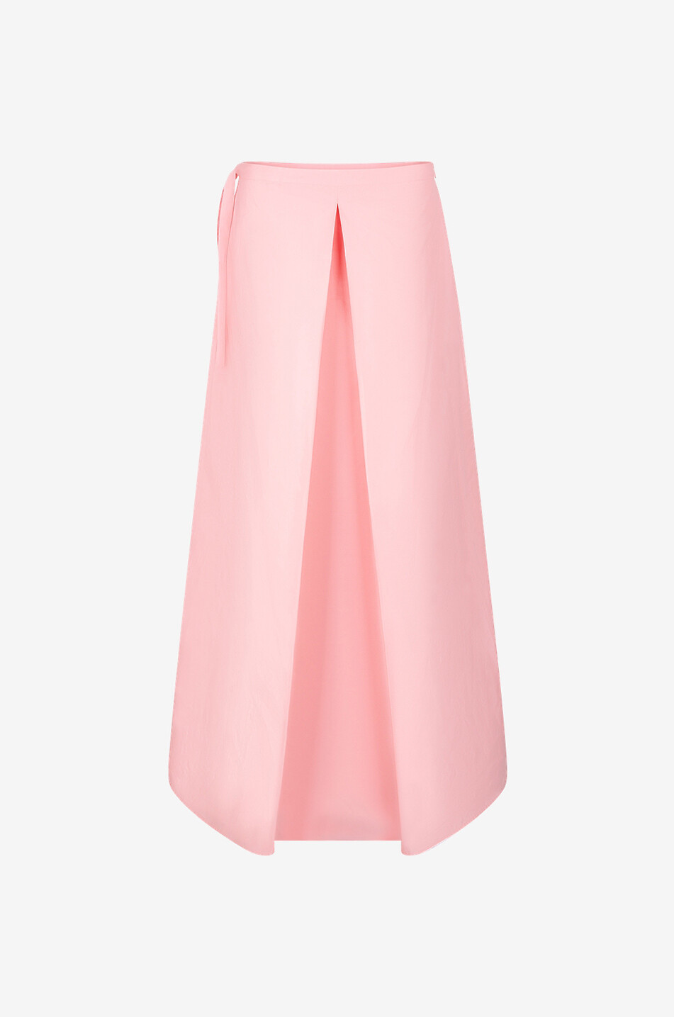 CO.GO Jupe longue évasée en taffetas Femme ROSE CLAIR 1