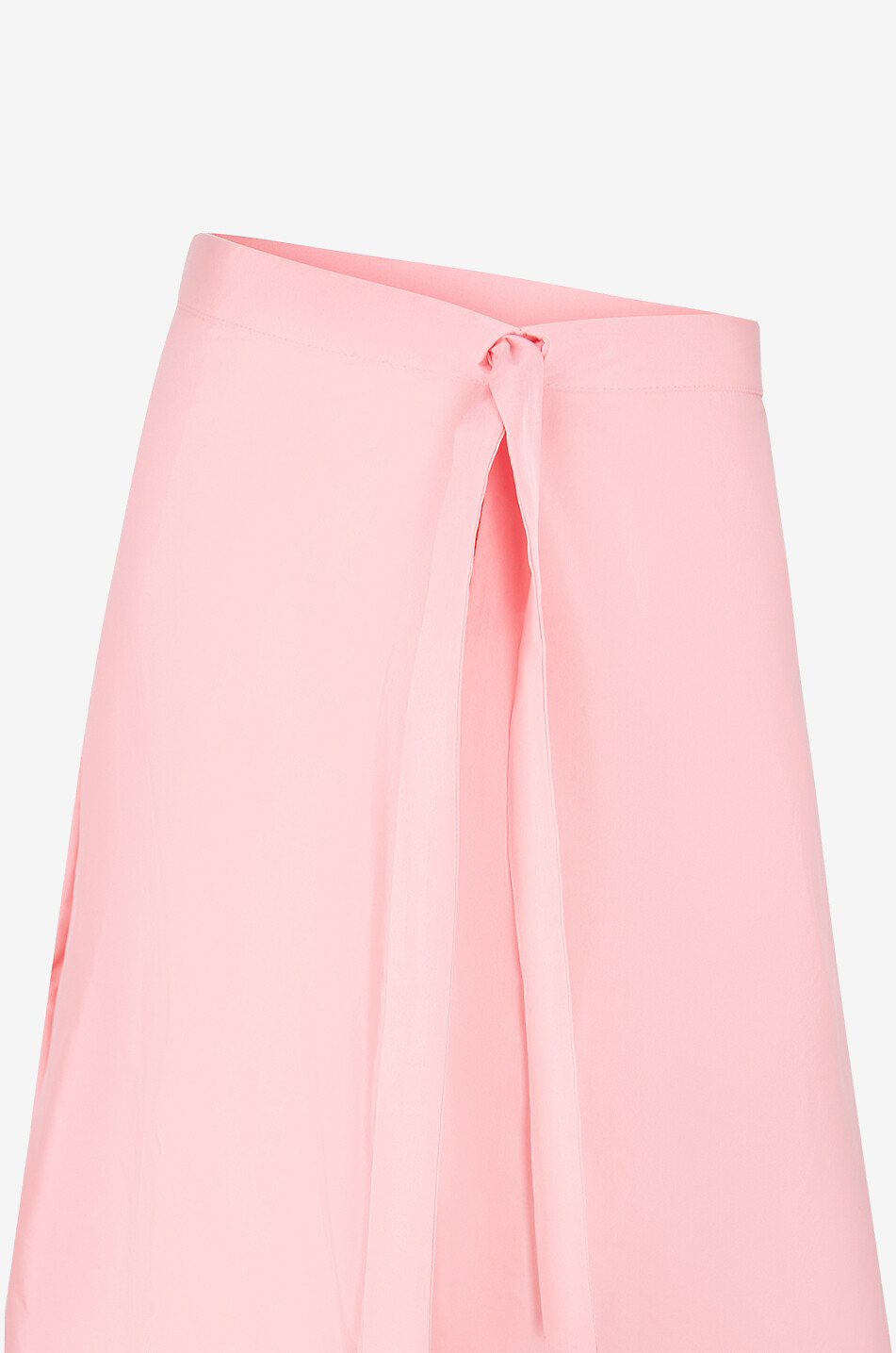 CO.GO Jupe longue évasée en taffetas Femme ROSE CLAIR 3