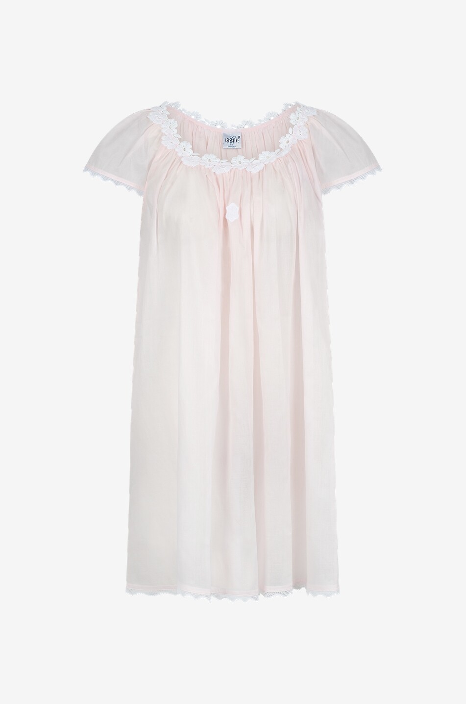 CELESTINE Nachthemd aus Baumwolle Coralie 2 Babydoll Damen HELLROSA 1