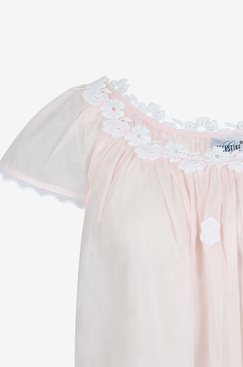 CELESTINE Nachthemd aus Baumwolle Coralie 2 Babydoll Damen HELLROSA 8
