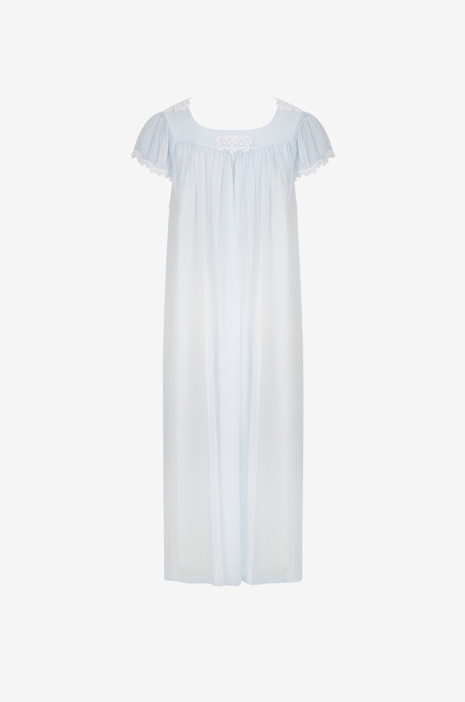 CELESTINE Chemise de nuit en coton Ronya 2 Femme BLEU CLAIR 2