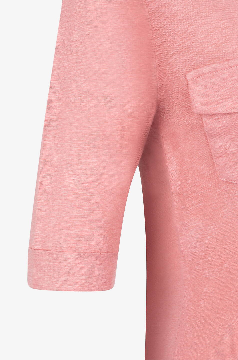 Linen short-sleeved shirt