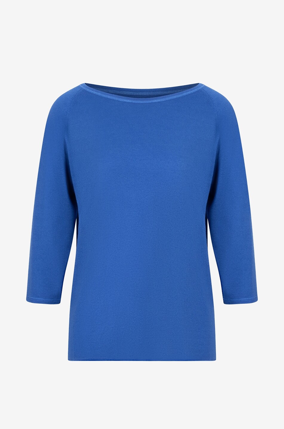 Cashmere three-quarter sleeves jumper