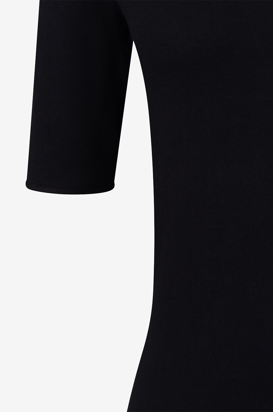 MAJESTIC FILATURES Kurzärmeliges T-Shirt aus Viskose Damen SCHWARZ 3