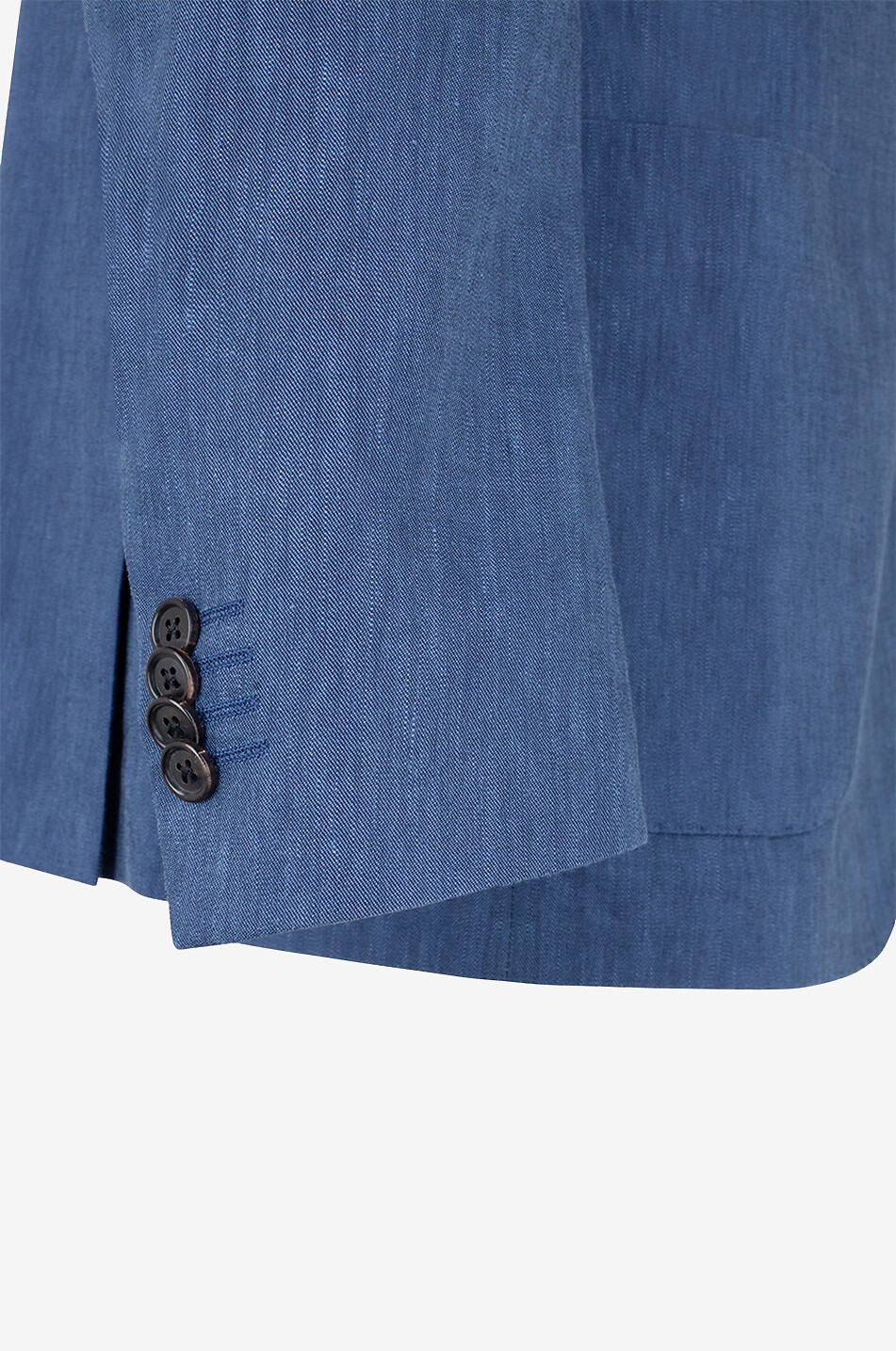 CORNELIANI Costume en lin et laine vierge Gate Homme BLEU MOYEN 3