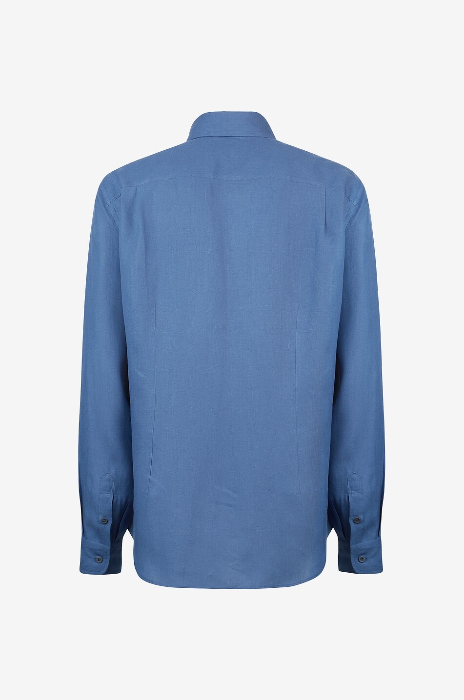 SEASE Chemise en chanvre à manches longues Classica BD Homme BLEU 2