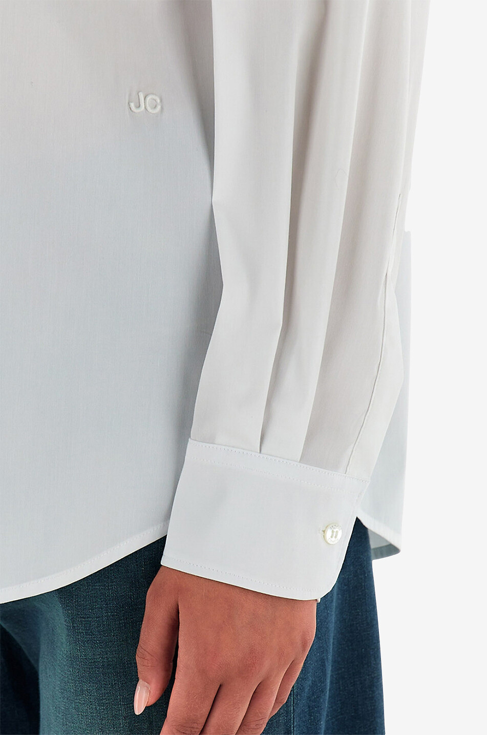 JACOB COHEN COUTURE Chemise à manches longues en coton Femme BLANC 5