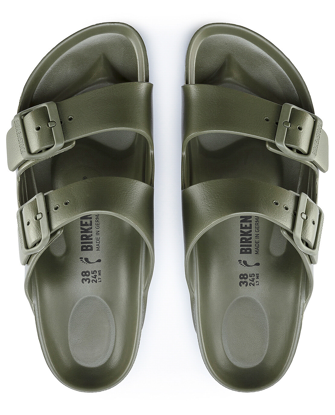 BIRKENSTOCK Arizona flat EVA mules Women KHAKI 4