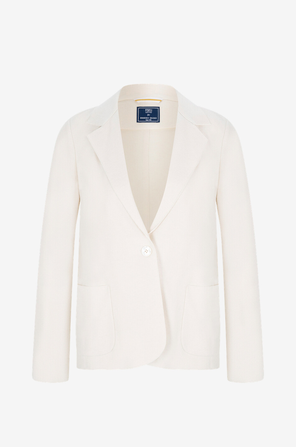 FEDELI Blazer en cachemire Kelly Femme BLANC CASSE 1