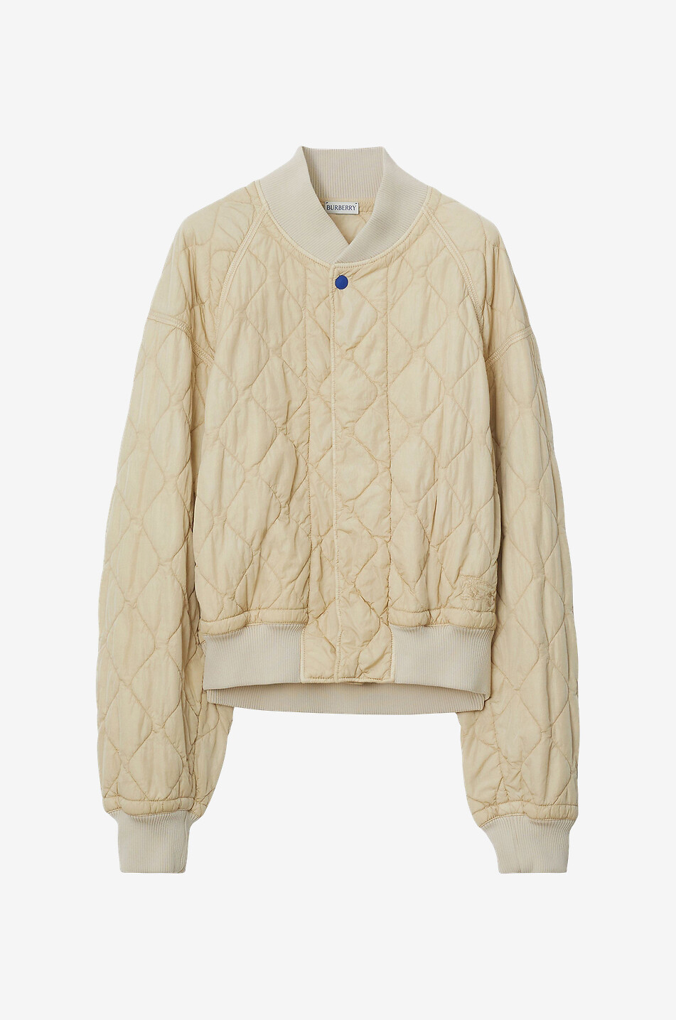 BURBERRY Oversize-Stepp-Bomberjacke Damen Hellbeige 1