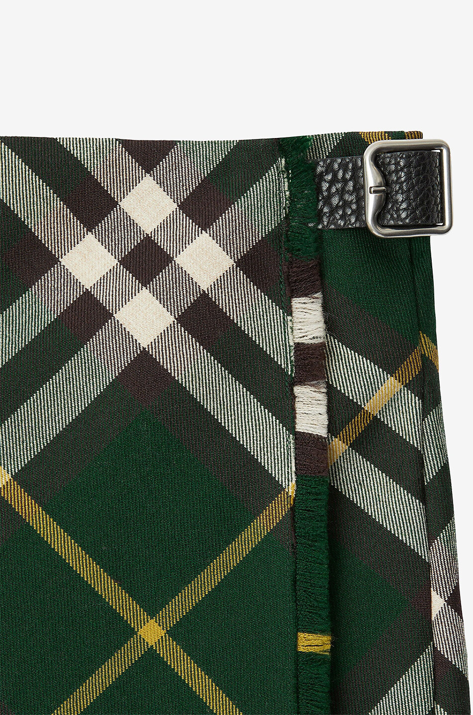 BURBERRY Check short wool skirt Women MULTI COLOURED 6