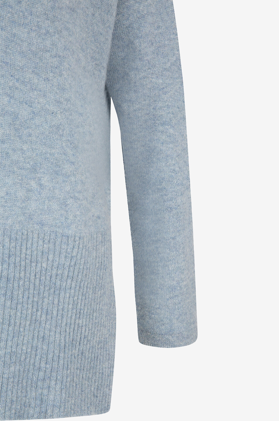 FEDELI Niche polo collar cashmere jumper Women BLUE 3
