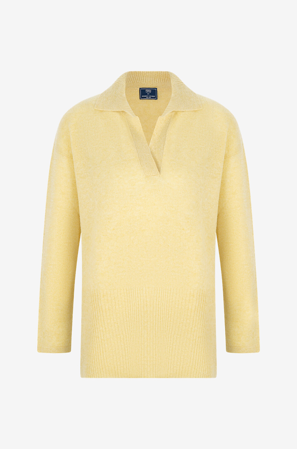 Pull en cachemire à col polo Niche