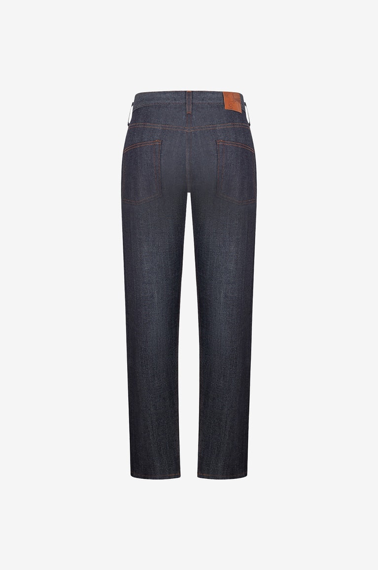 NAKED & FAMOUS DENIM The Easy Guy cotton straight-leg jeans Men BLUE 2