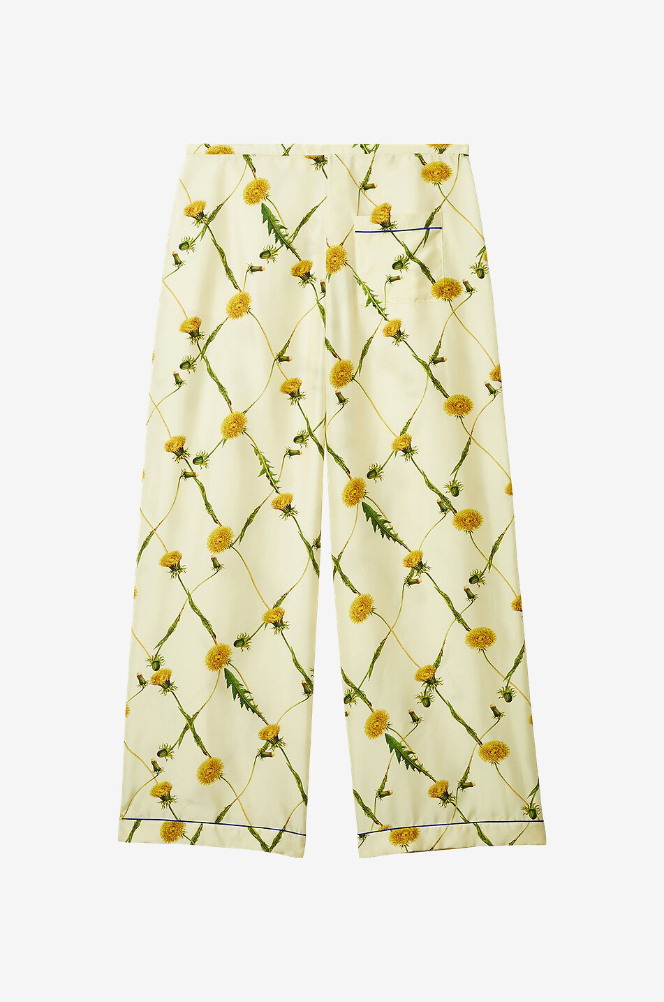 BURBERRY Dandelion patterned silk pyjama trousers Women MULTI COLOURED 2
