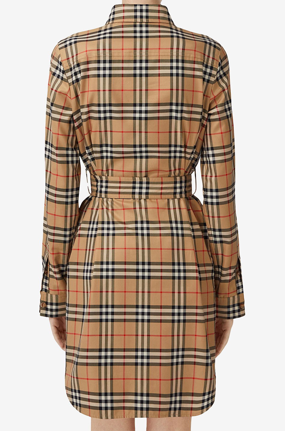 Check cotton shirt dress BURBERRY Bongenie