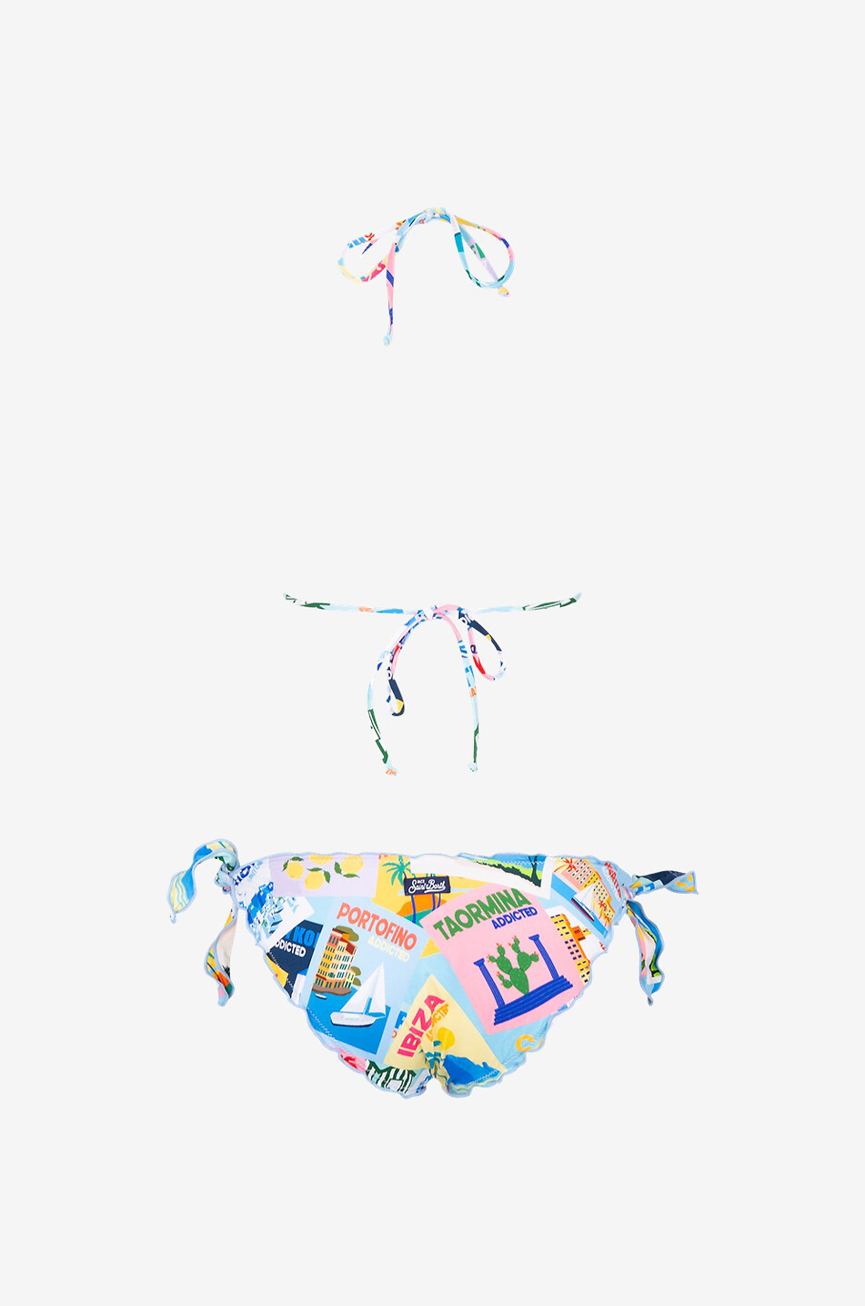 MC2 SAINT BARTH Bikini triangle imprimé Sarius Femme MULTICOLORE1 2