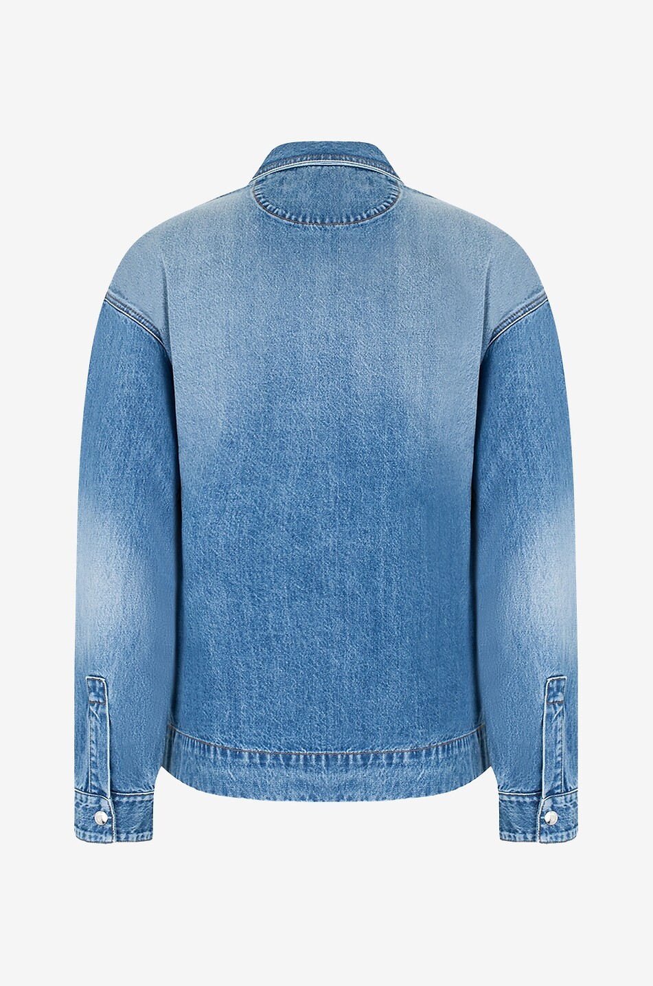JACQUEMUS La Chemise De-Nîmes Blue-Tabac boxy shirt jacket Men BLUE 2