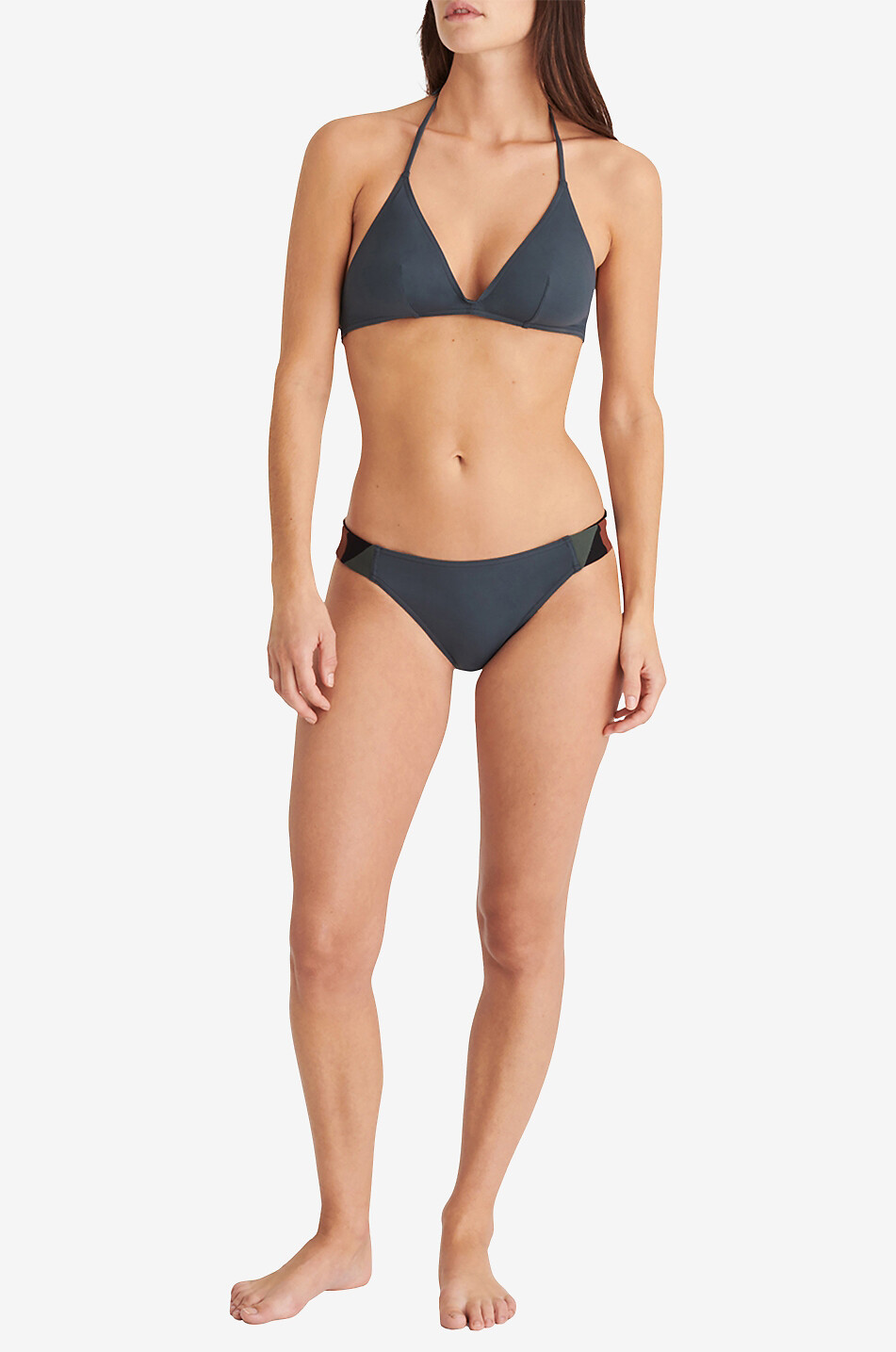 ERES Cubisme triangle bikini top Women GREY 2