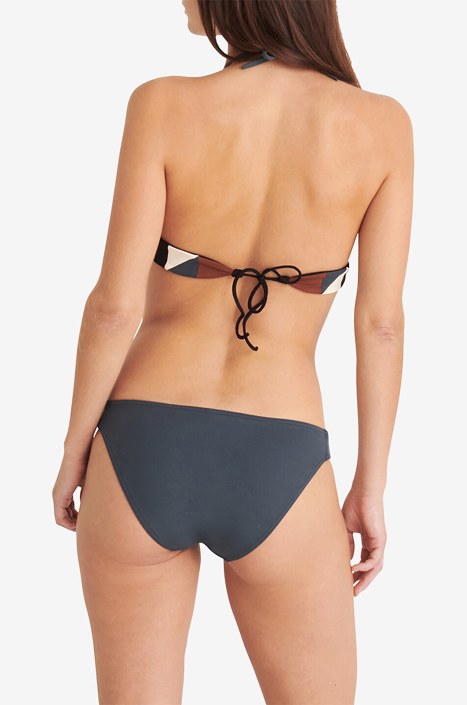 ERES Cubisme triangle bikini top Women GREY 4