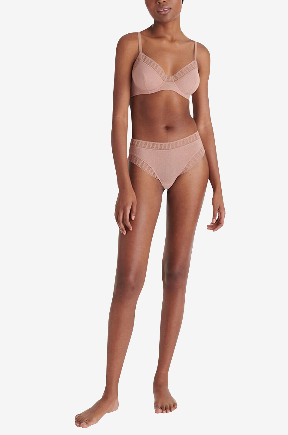 ERES Bügel-BH aus Spitze und Tüll Infime Damen Mittle beige 2