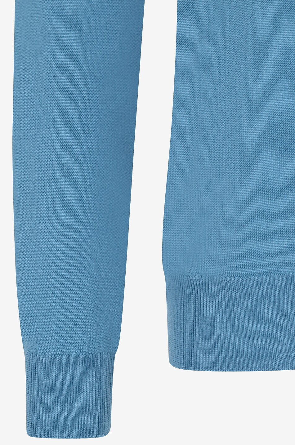 AURELIEN Cashwool half-zip stand-up collar extrafine merino wool jumper Men BLUE 3