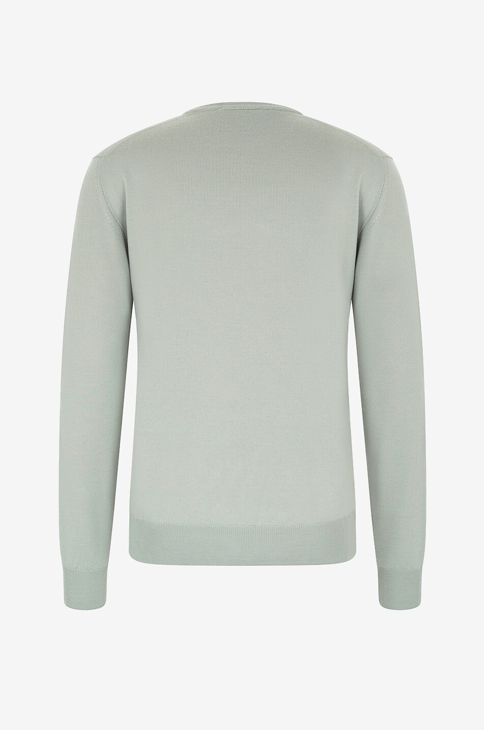 AURELIEN Cashwool fine crewneck jumper Men LIGHT KHAKI 2