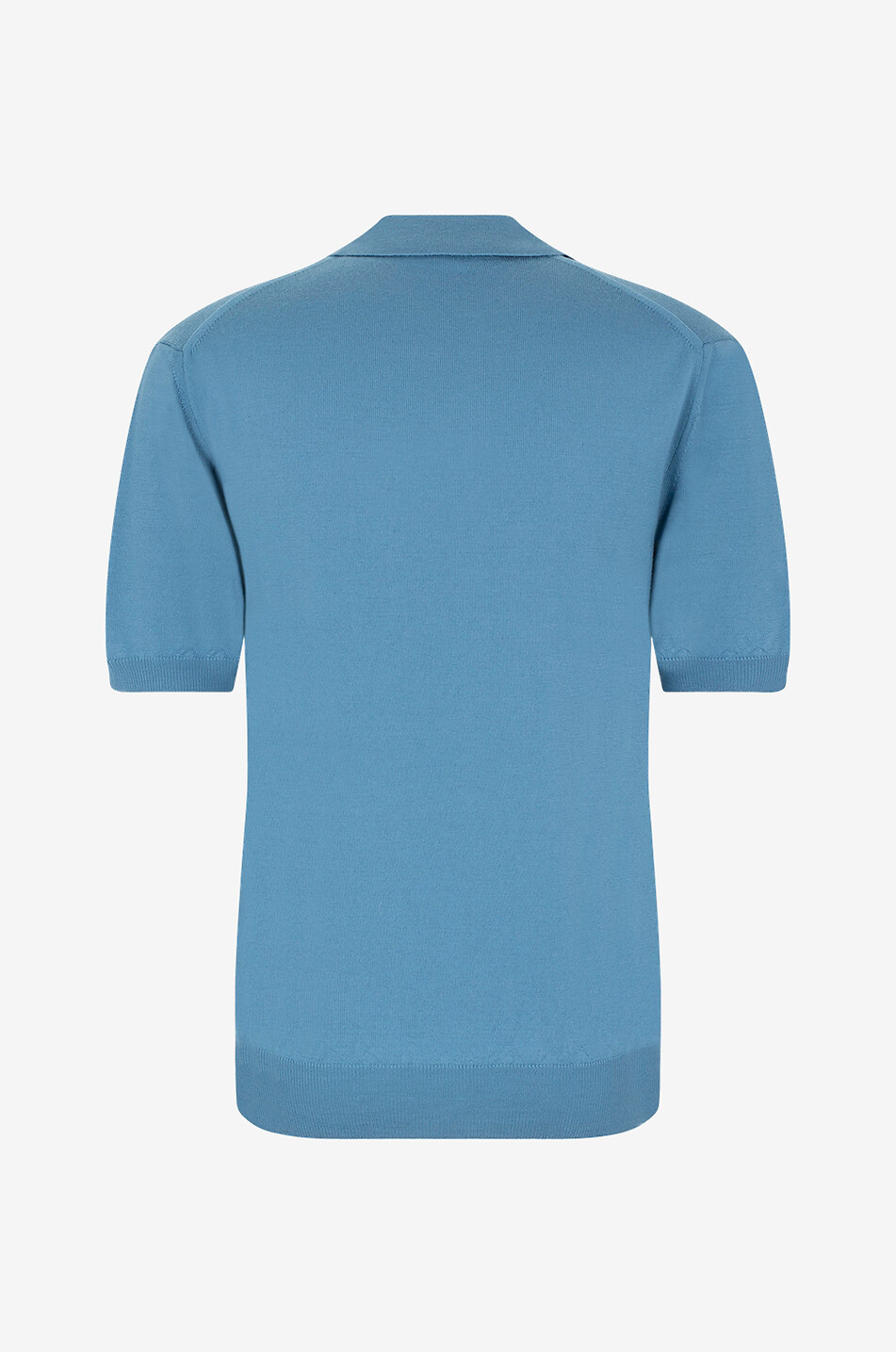 AURELIEN Polo à manches courtes en maille Cashwool Homme BLEU 2