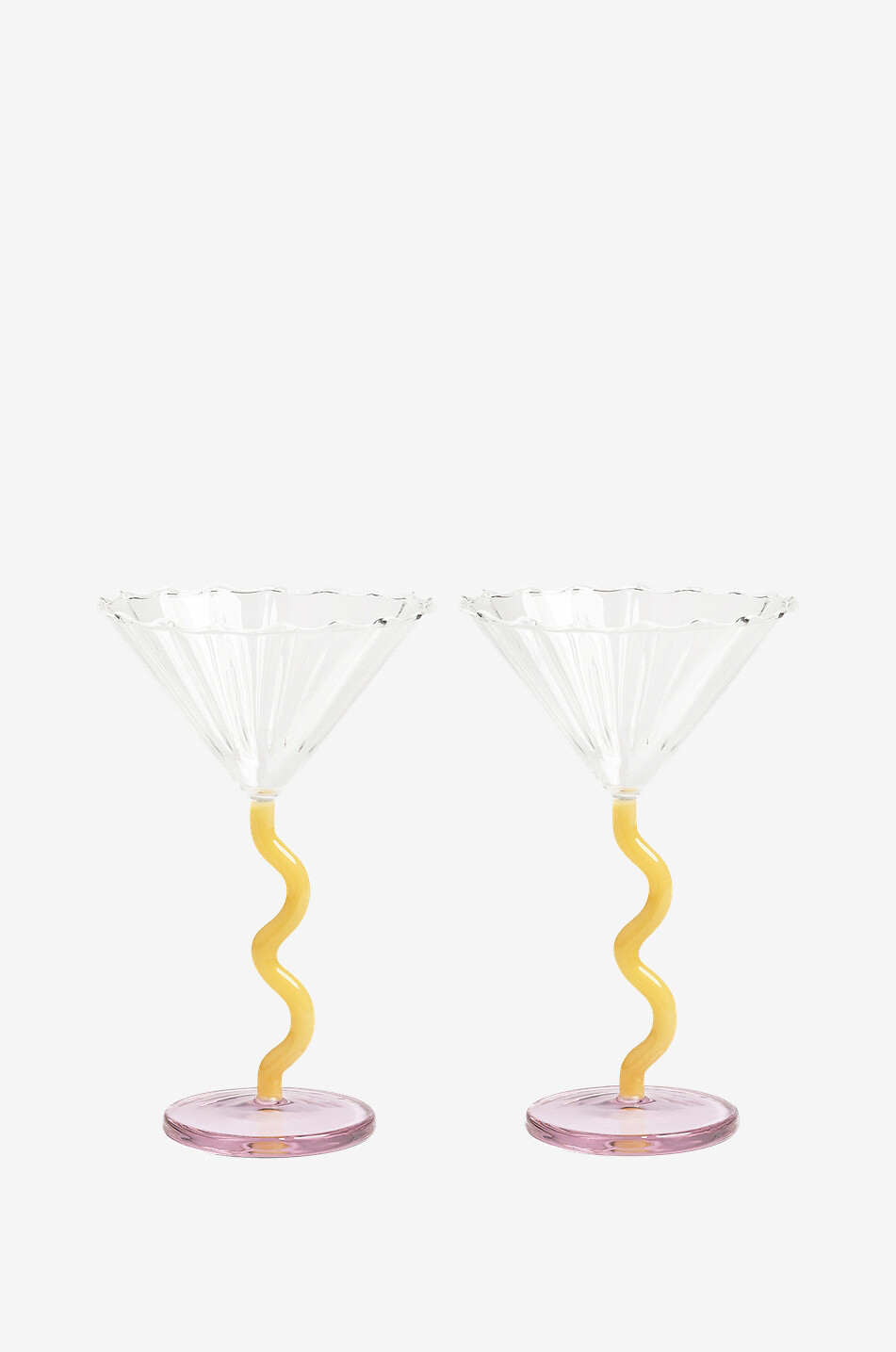 Set of 2 cocktail glasses