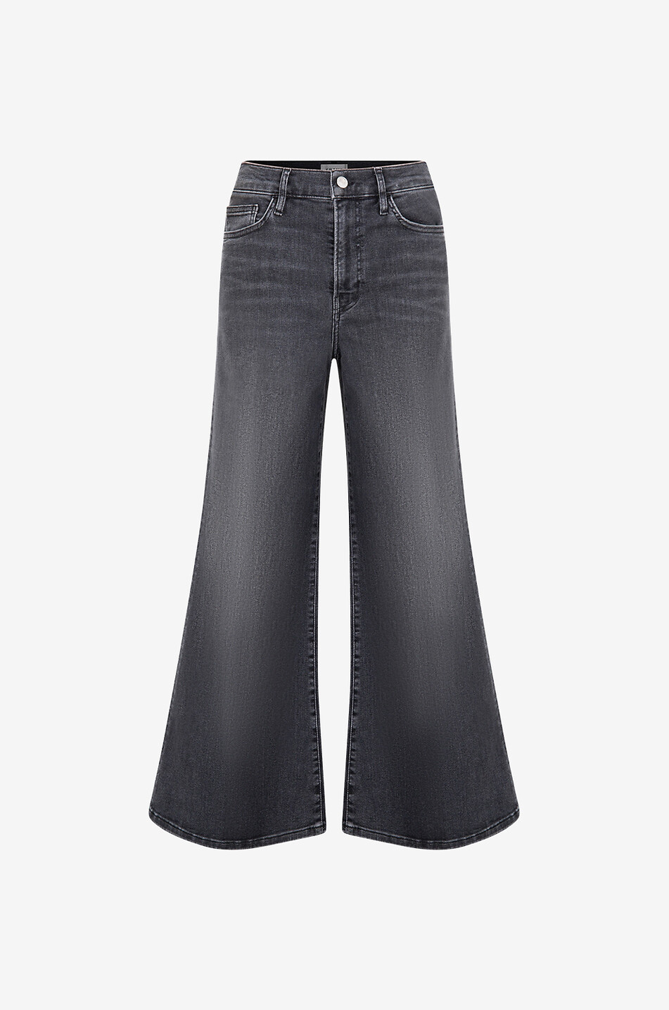 Jean large raccourci en coton Le Palazzo Crop