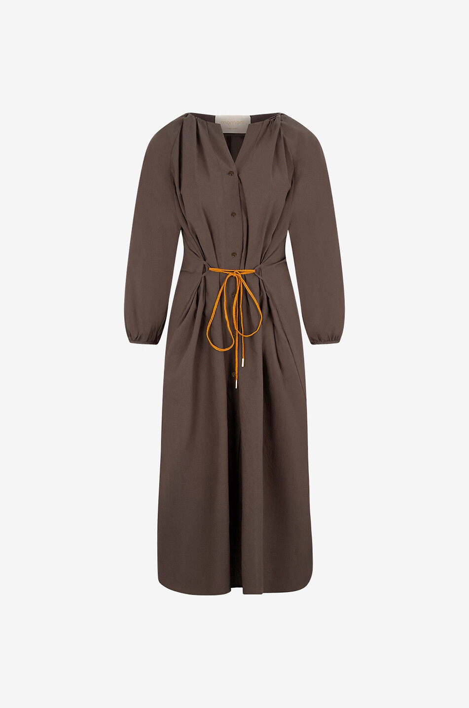 Robe midi en coton Caldes
