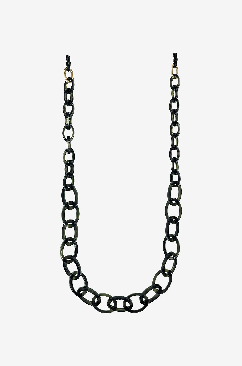 Chunky Forest Green glasses chain
