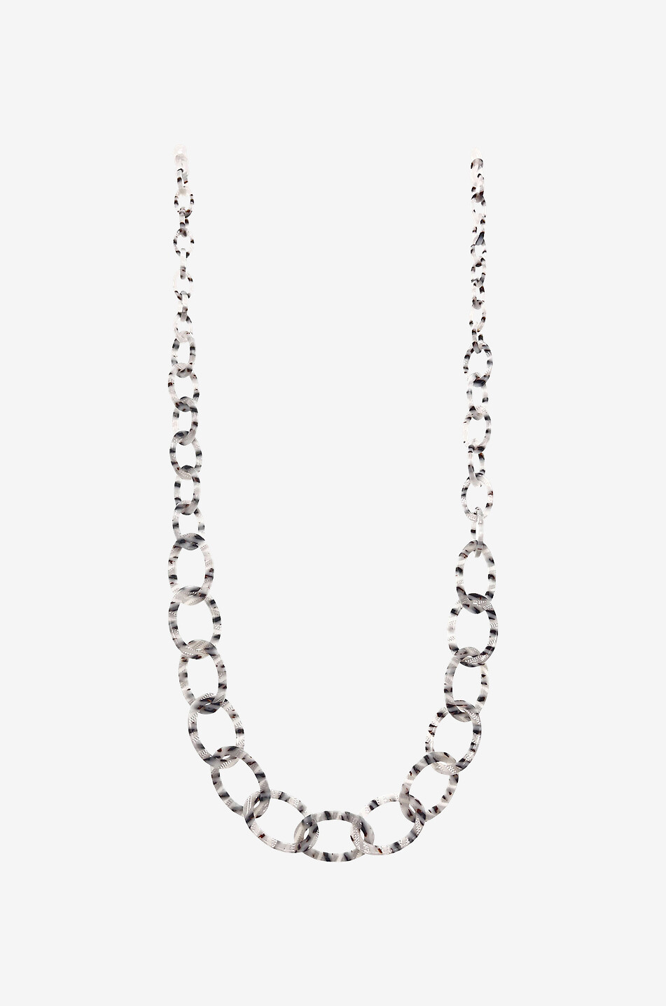 ORRIS LONDON Chaîne à lunettes Smiley Nature Inspired Ink on Snow Femme GRIS 1