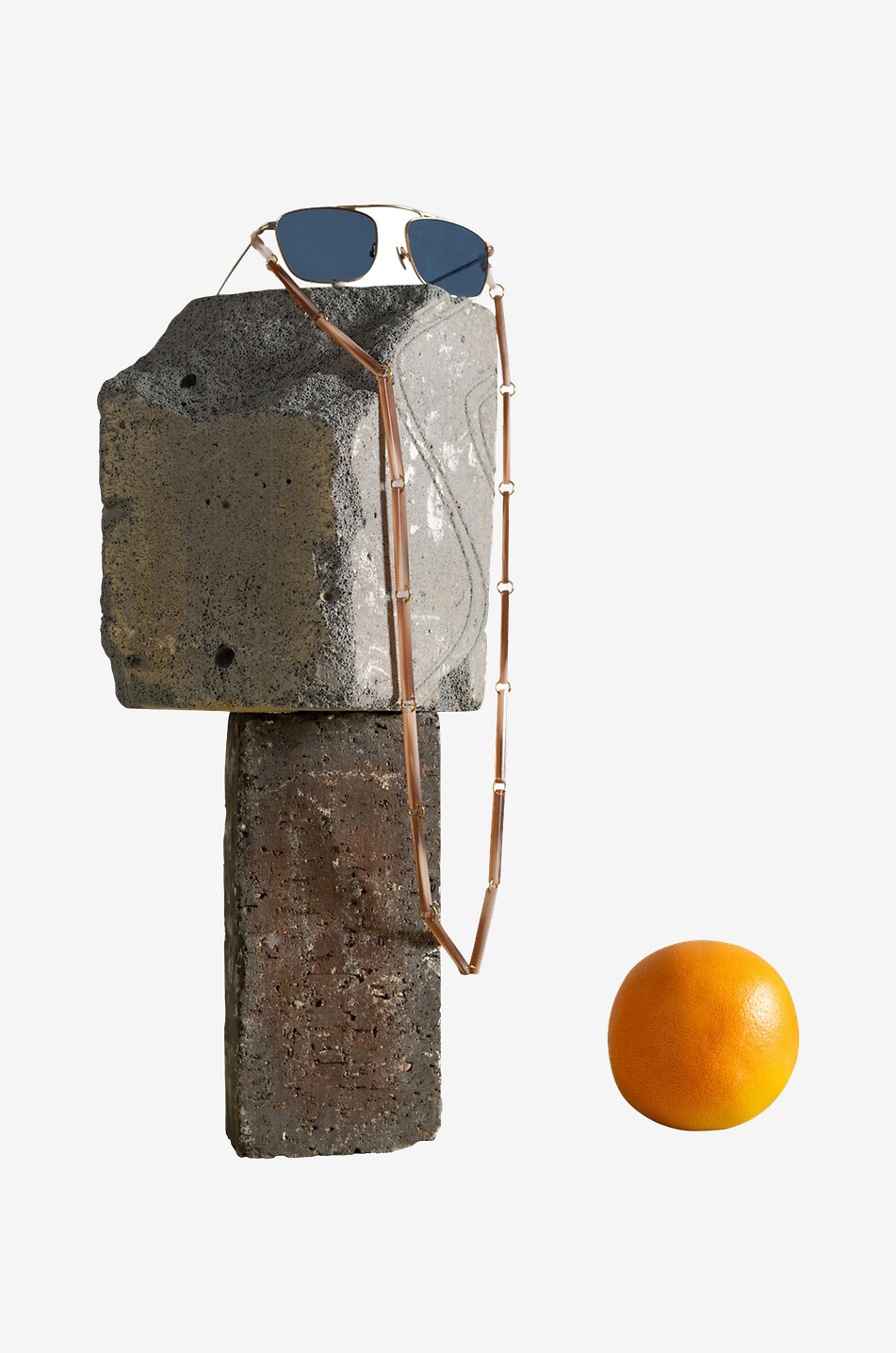 ORRIS LONDON Chaîne à lunettes Spaghetti Flesh Femme BEIGE 2