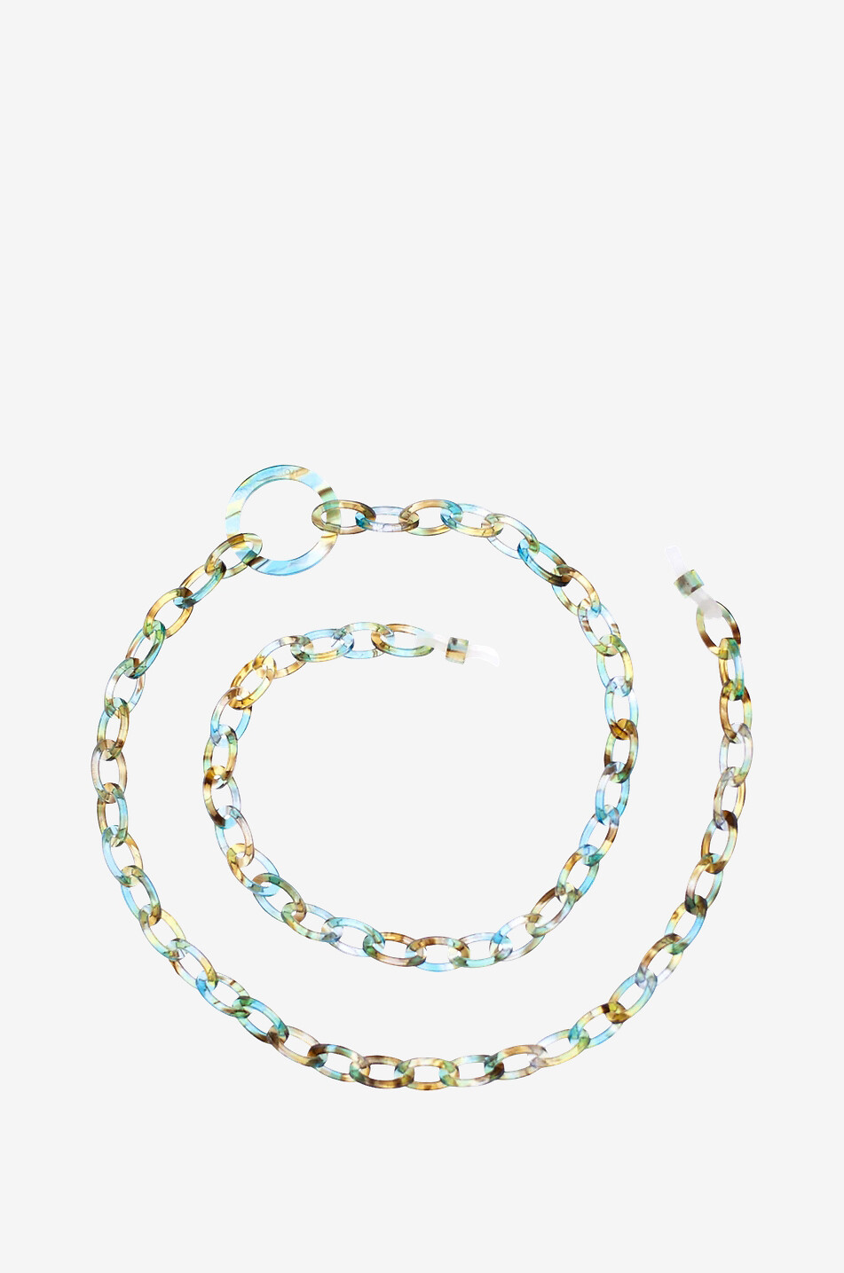ORRIS LONDON Chaîne à lunettes Smiley Mini Crystal Forrest Femme VERT 1