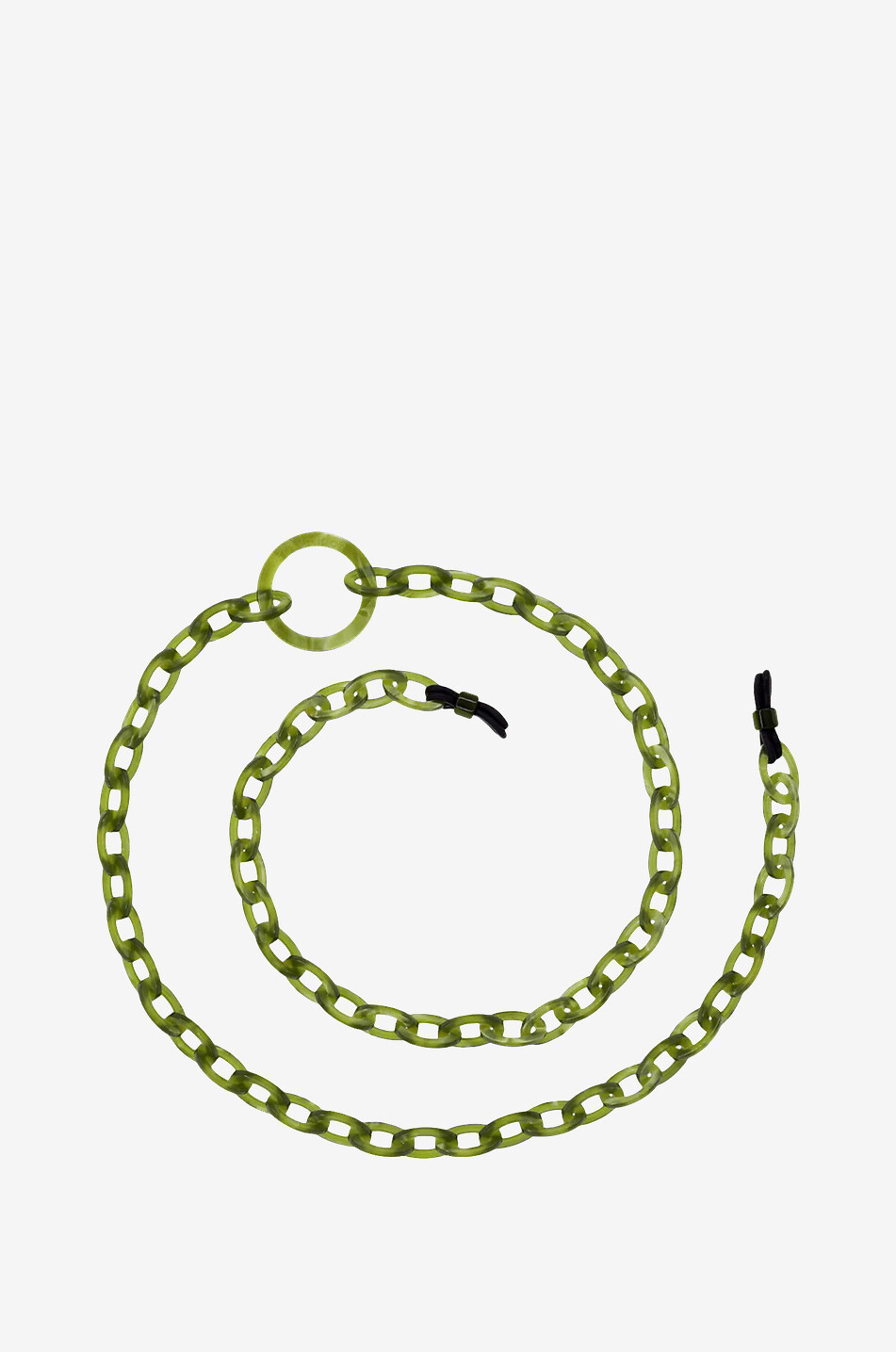 ORRIS LONDON Chaîne à lunettes Smiley Mini Opal Green Femme VERT 1