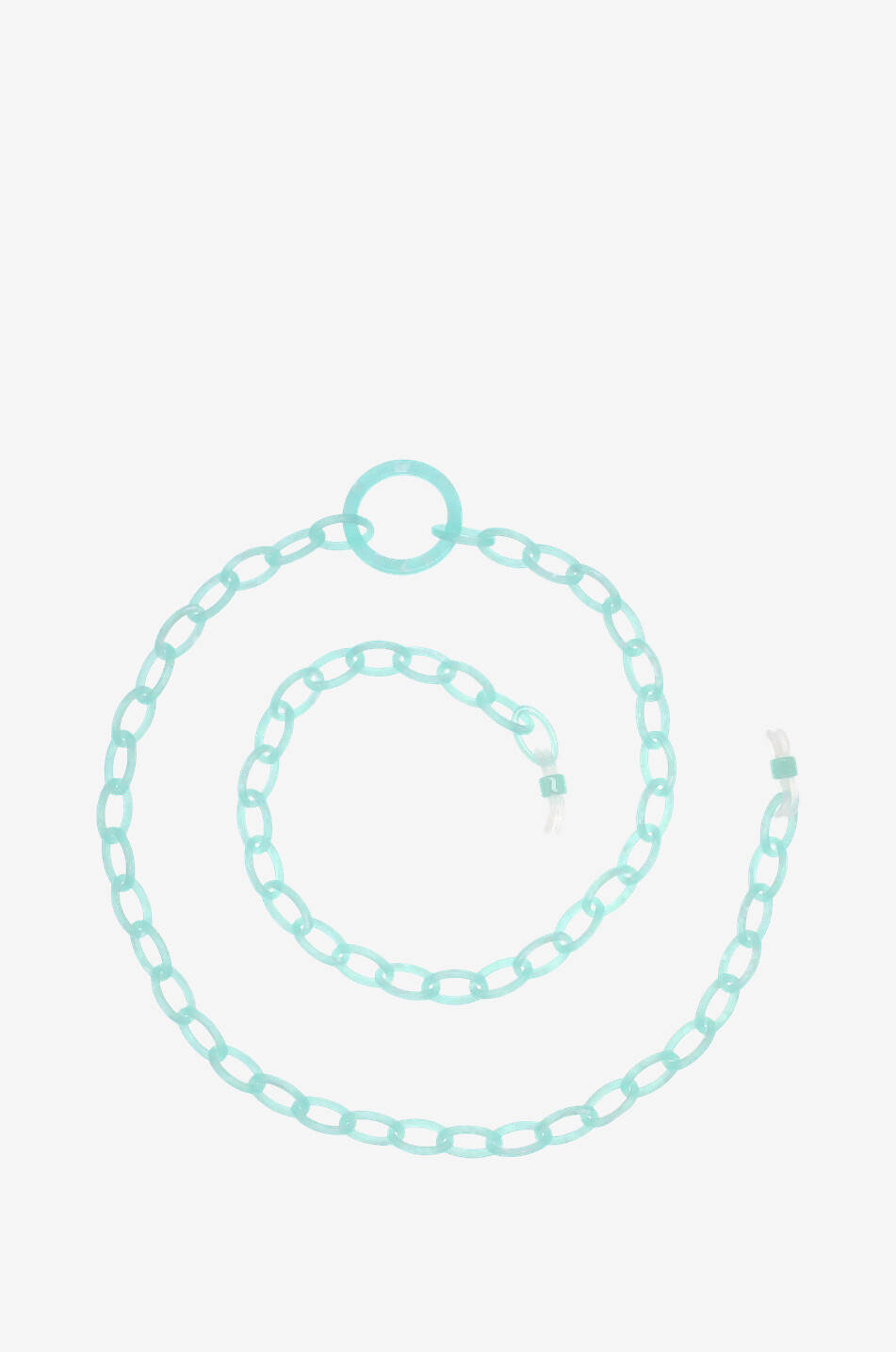 ORRIS LONDON Chaîne à lunettes Smiley Mini Opal Mint Femme Vert 1