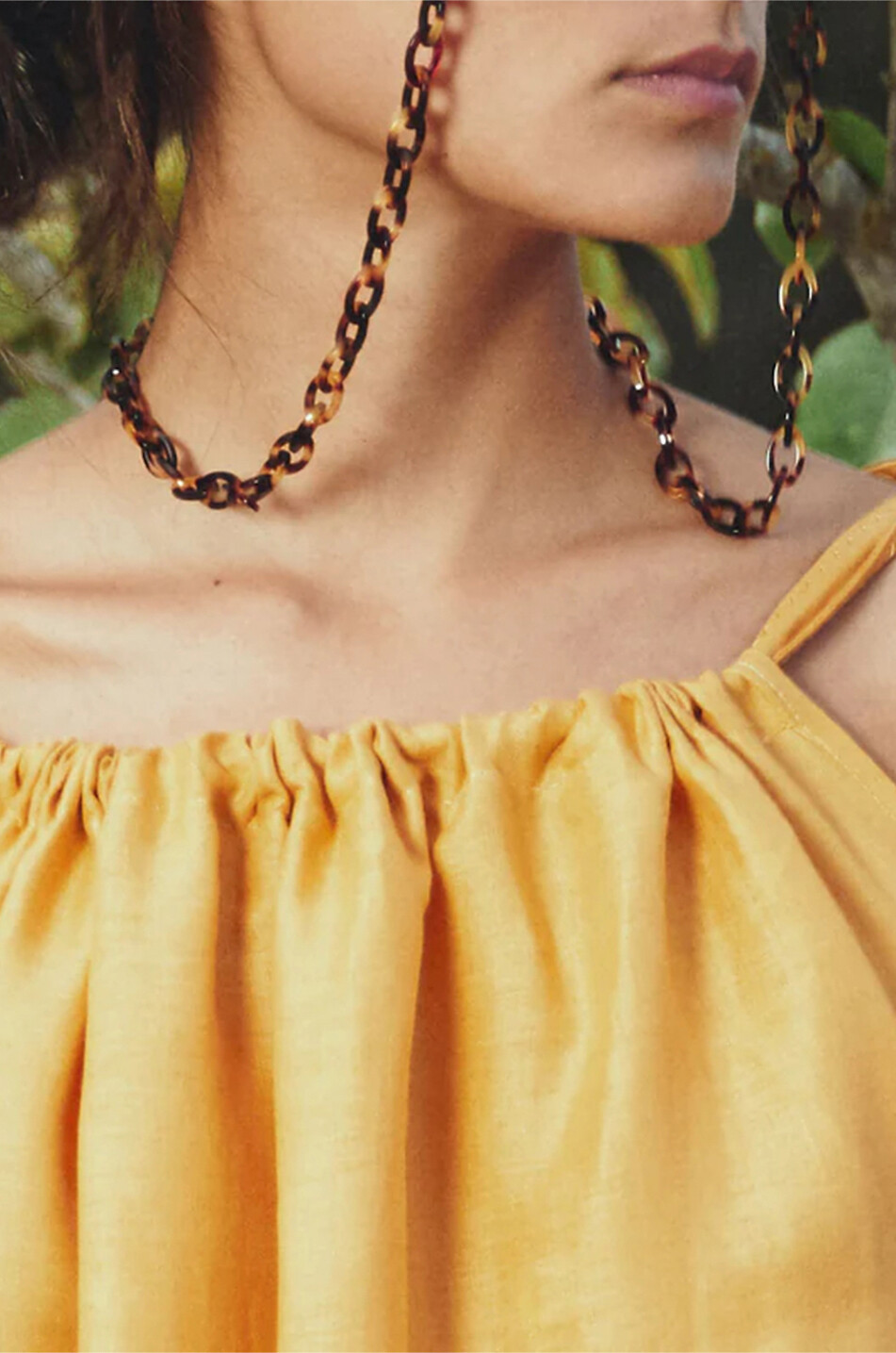 ORRIS LONDON Smiley Mini Tortoiseshell eyewear chain Women MULTI COLOURED 2