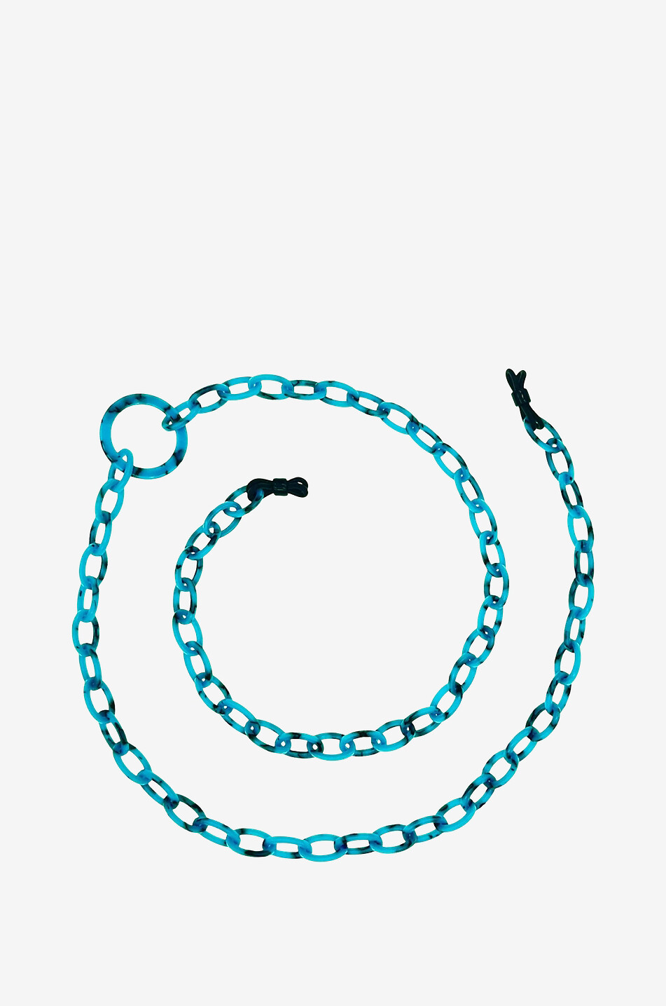 ORRIS LONDON Chaîne à lunettes Smiley Mini Turquoise Femme BLEU 1